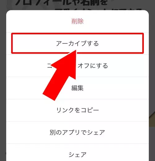 アーカイブに保存する|インスタでアーカイブの見方や保存方法など使い方まとめ