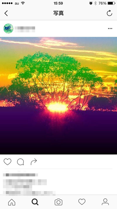 他人の投稿写真のURLをコピーする方法
