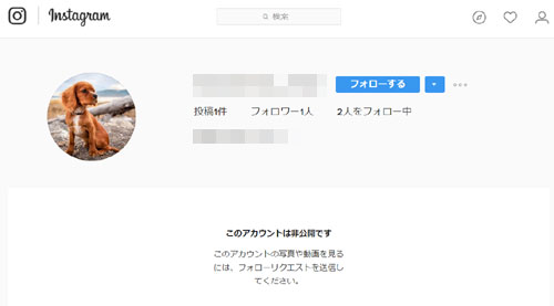 PC(パソコン)を使って大きいサイズのプロフィール画像にアクセスする