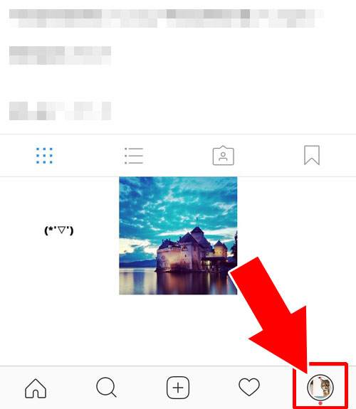 インスタのDM通知の赤い丸