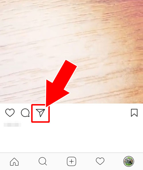 インスタのDMで動画を共有する