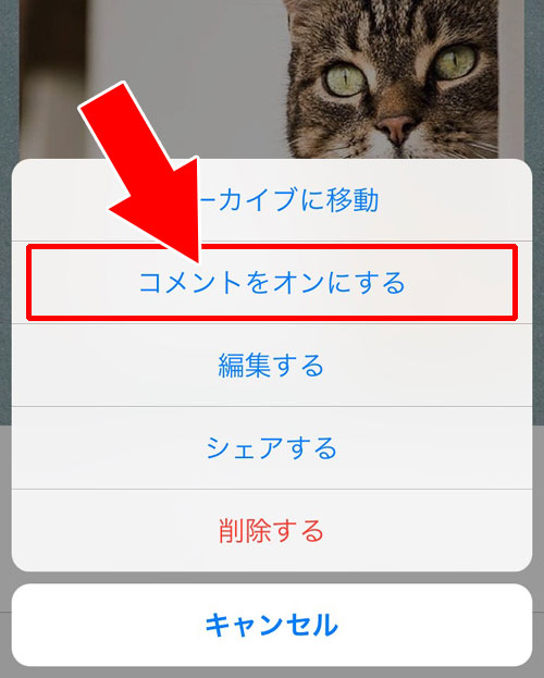 インスタでコメントの非表示を解除する方法