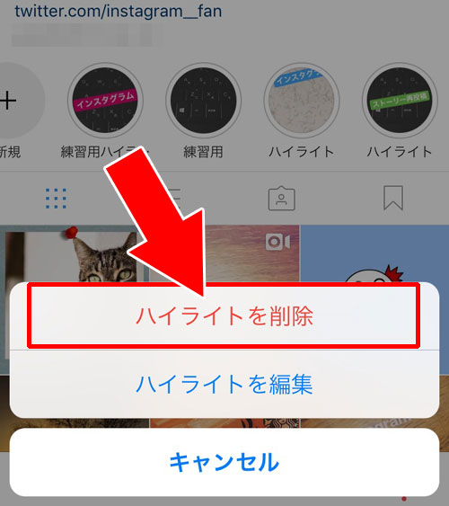 ハイライトの表示を個別で削除(非表示)する方法|インスタストーリーのハイライトとは?追加や編集方法など使い方まとめ