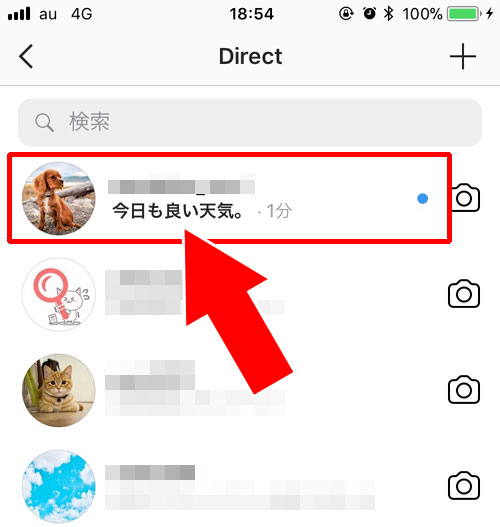 DM画面の表示とメッセージの見方|インスタのDM(ダイレクトメッセージ)の使い方や仕組みまとめ