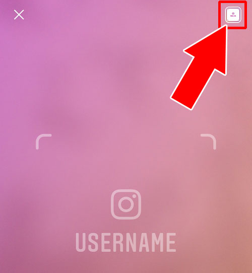 ネームタグの作成画面からスキャンする|インスタでネームタグの使い方!ネームタグが読み込めない原因も解説します