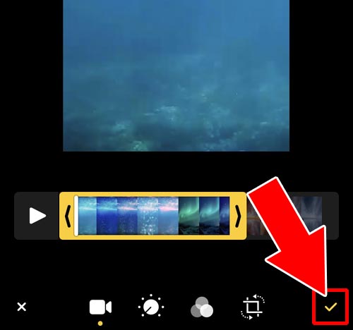 iphoneでは写真編集でトリミングもできる - 長い動画を1分以内に分割する|インスタで長い動画を投稿したい時の方法!1分以上の動画は分割して投稿しよう