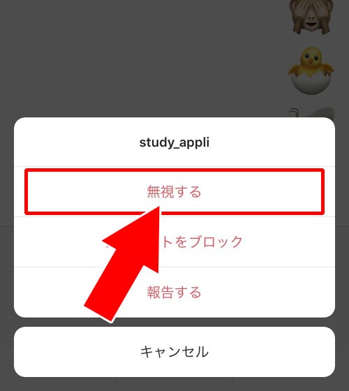 すでにDMでやり取りしてる相手を『無視する』で拒否する|インスタのDMでメッセージ拒否方法!DMでブロックするとどうなるのかも解説します