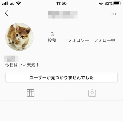 相手からブロックされている|instagramでユーザーが見つかりませんでしたと表示される原因