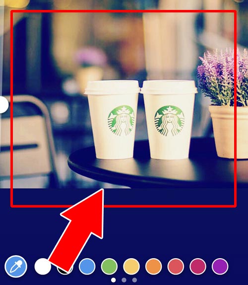 ストーリーの塗りつぶし機能で背景を塗りつぶす|インスタストーリーで背景色の変え方!塗りつぶしや半透明も簡単にできます