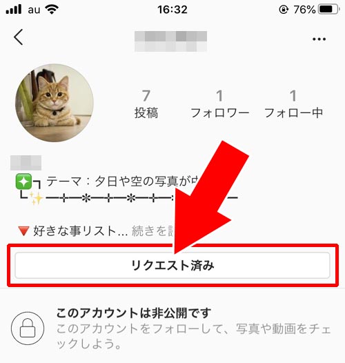 相手のアカウントが非公開設定になっている|インスタでフォローできない原因まとめ!フォローやいいねのし過ぎに注意しよう
