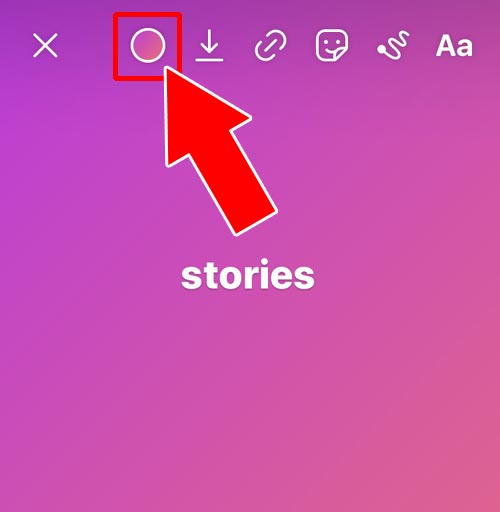 インスタストーリーの作成モードで背景の変更|インスタストーリーの作成モードとは?作成モードから写真も投稿できます