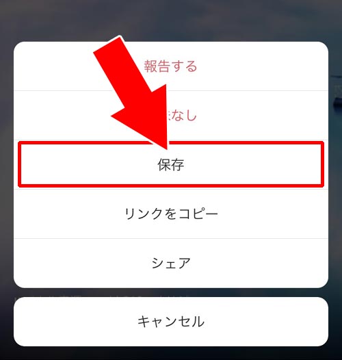 インスタアプリ内にリールを保存する|インスタのリールを保存する方法!アプリを使わず保存することもできます
