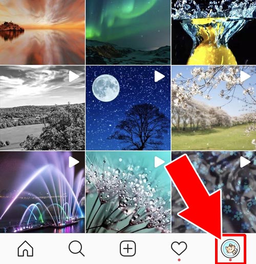 インスタの右下や上部に表示される赤い点(赤丸)の意味は?