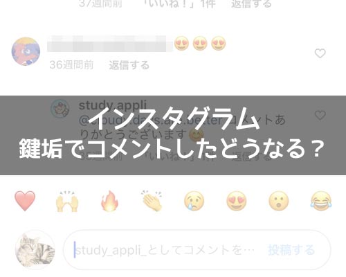 インスタの投稿に鍵垢でコメントやいいねしたどうなる?