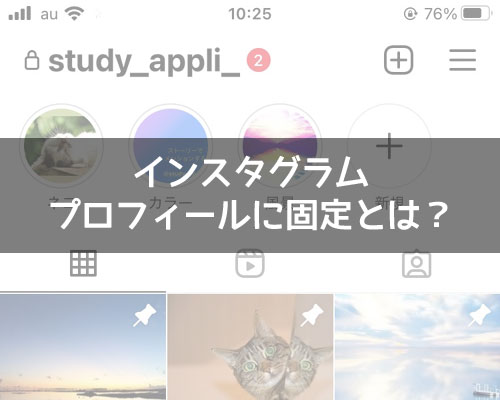 インスタでプロフィールに固定とは？固定できない原因も解説します