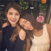 モデルの佐田真由美がマギーとのツーショット写真を公開