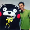 サッカーの香川真司、ゆるキャラくまモンとのツーショット写...
