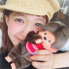 モデルの柴田紗希、モンチッチと写った写真が可愛すぎる事に