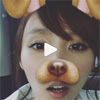 タレントの吉木りさ、流行の顔加工アプリで犬に変身動画