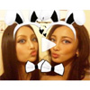 菜々緒、里海と顔加工アプリの動画でキスする姿にファン興奮