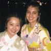 モデルのマギーがアナウンサーの水卜麻美と浴衣でツーショット